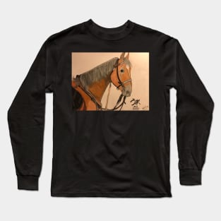 Chestnut Thoroughbred (Warmblood) Long Sleeve T-Shirt